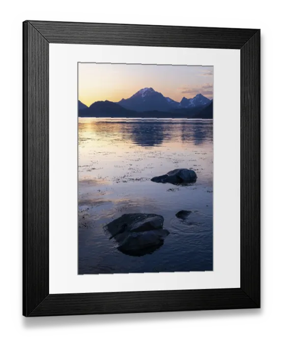 Framed Print : Landscape on the Lofoten Islands