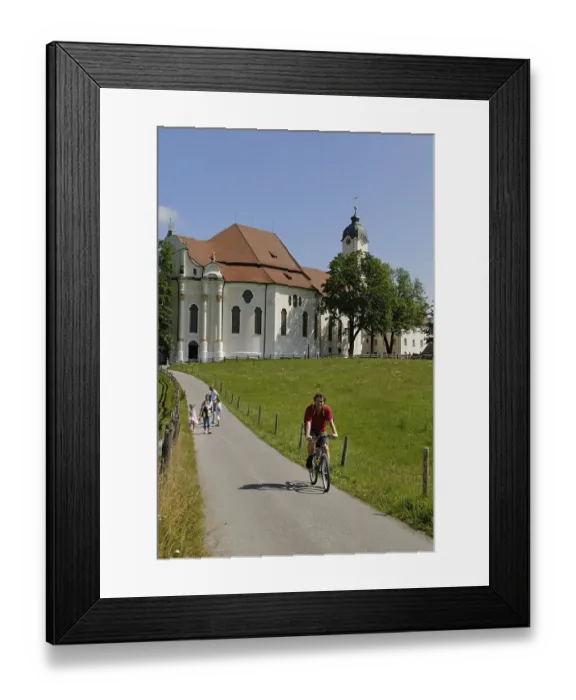 Framed Print : Wies, Wies chruch, Unesco World Heritage Site