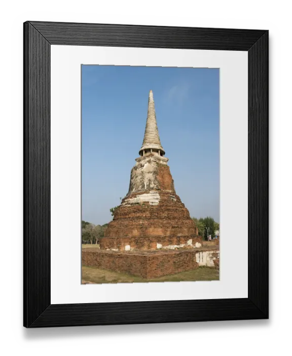 Framed Print : Stupa at Wat Mahathat, Buddhistic temple complex Framed Print : Stupa at Wat Mahathat, Buddhistic temple complex