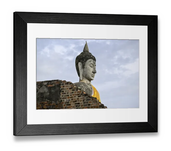 Framed Print : Buddha statue in Wat Yai Chai Mongkhon Framed Print : Buddha statue in Wat Yai Chai Mongkhon