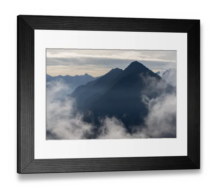 Framed Print : Low hanging clouds on the Penken Framed Print : Low hanging clouds on the Penken