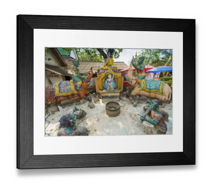 Framed Print : Marodern Buddhist temple, religion Framed Print : Marodern Buddhist temple, religion
