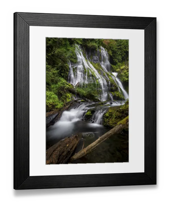 Framed Print : Waterfall, Panther Creek Falls