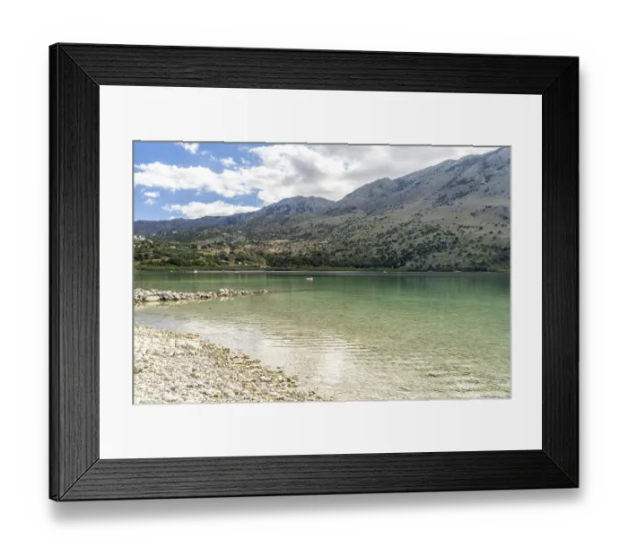 Framed Print : Lake Kournas near Georgioupoli Framed Print : Lake Kournas near Georgioupoli