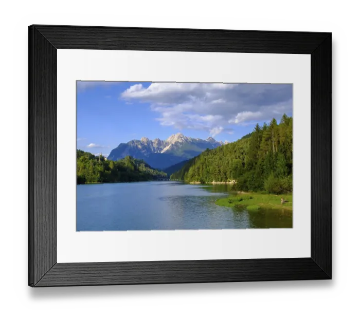 Framed Print : Reservoir, Lago di Centro di Cadore