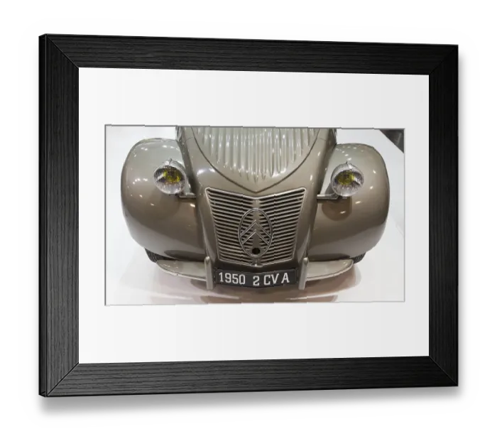 Framed Print : A Citroen 2 CV A, built in 1950
