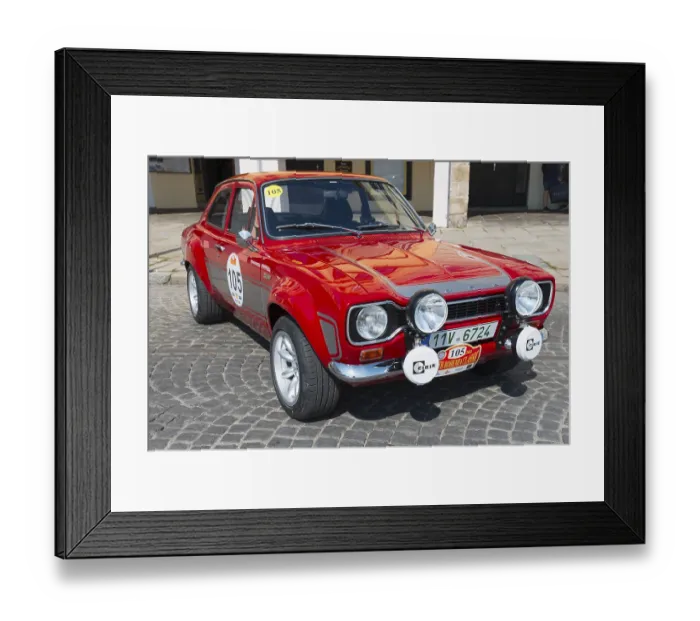Framed Print : Classic car, Ford Escort RS2000