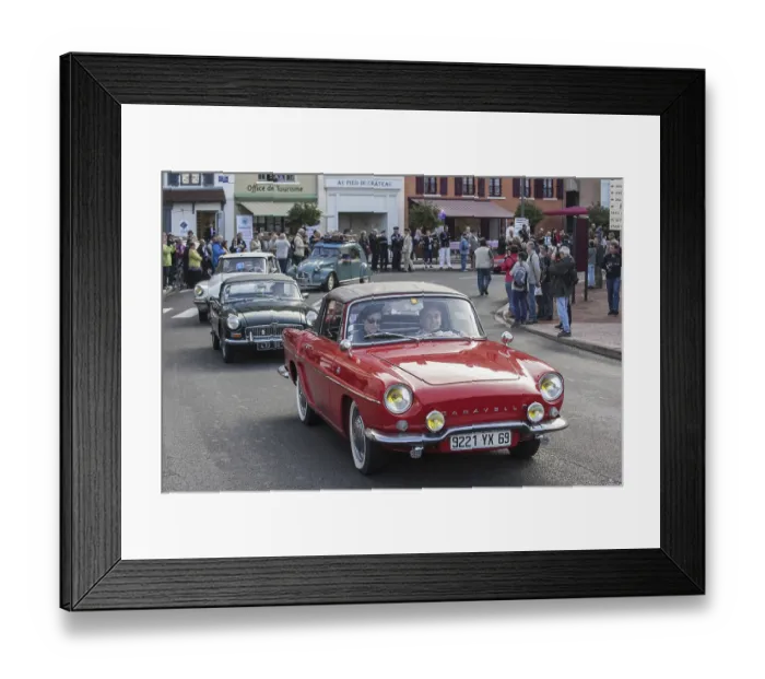 Framed Print : Classic cars during the Embouteillage de la Route Nationale 7 Framed Print : Classic cars during the Embouteillage de la Route Nationale 7