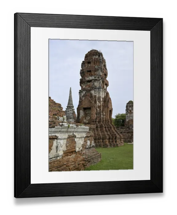 Framed Print : Temple ruins at Wat Mahathat, Temple of the Great and Holy Relic Framed Print : Temple ruins at Wat Mahathat, Temple of the Great and Holy Relic