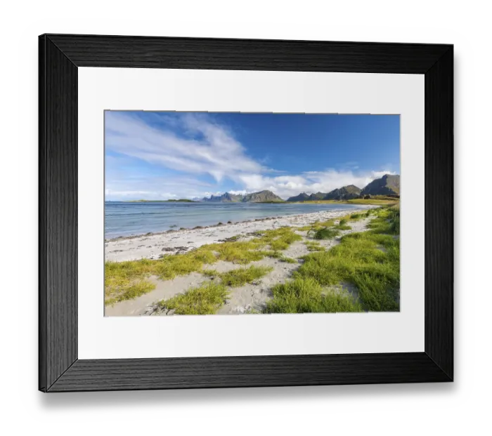Framed Print : Beach of Fredvang, Lofoten, Nordland Framed Print : Beach of Fredvang, Lofoten, Nordland