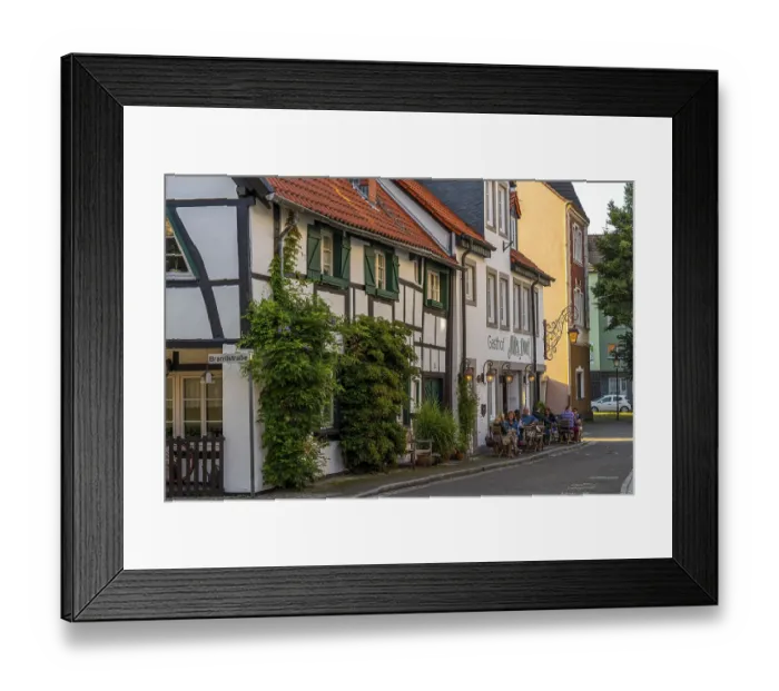 Framed Print : Old village of Westerholt, listed district of Herten Westerholt