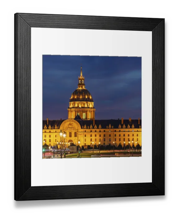 Framed Print : Invalides Cathedral, Seine, Invalides