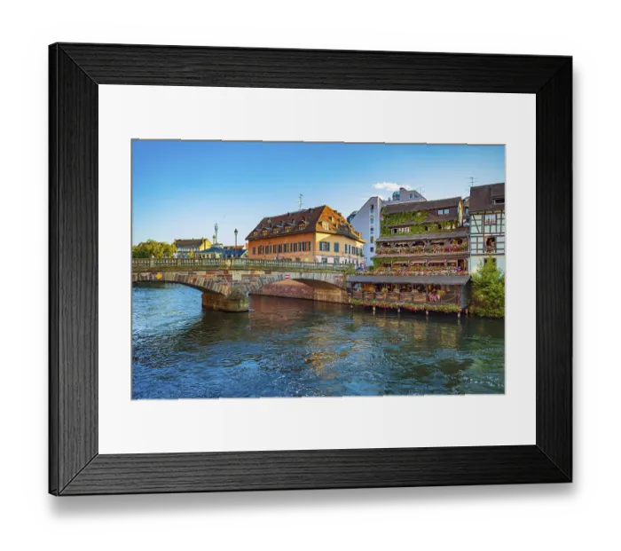 Framed Print : Petite France of Strasbourg in France