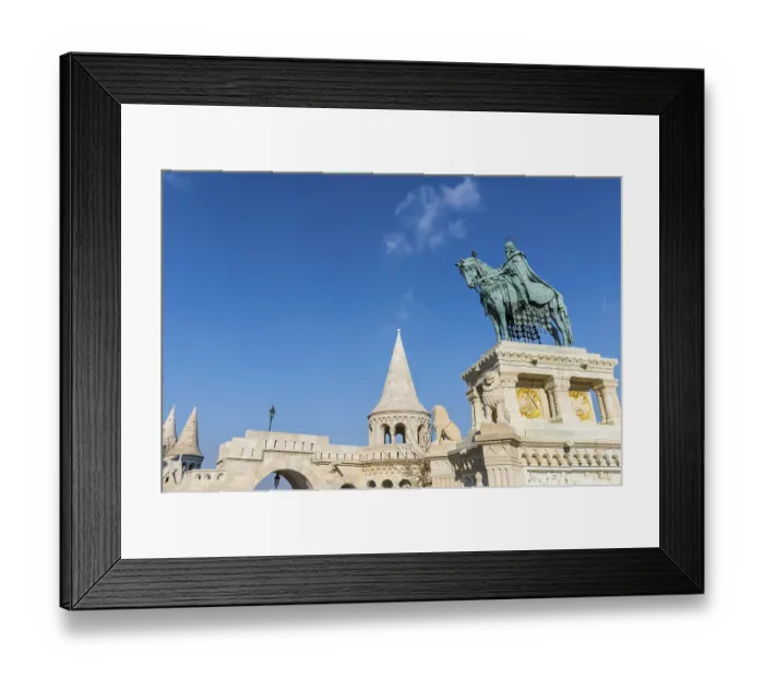Framed Print : St Stephen in the Fisherman's Bastion