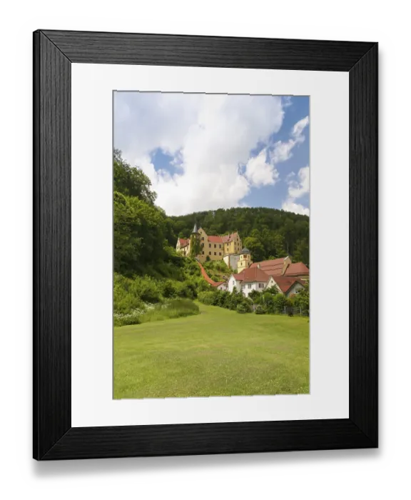 Framed Print : Weissenstein Castle, historical building