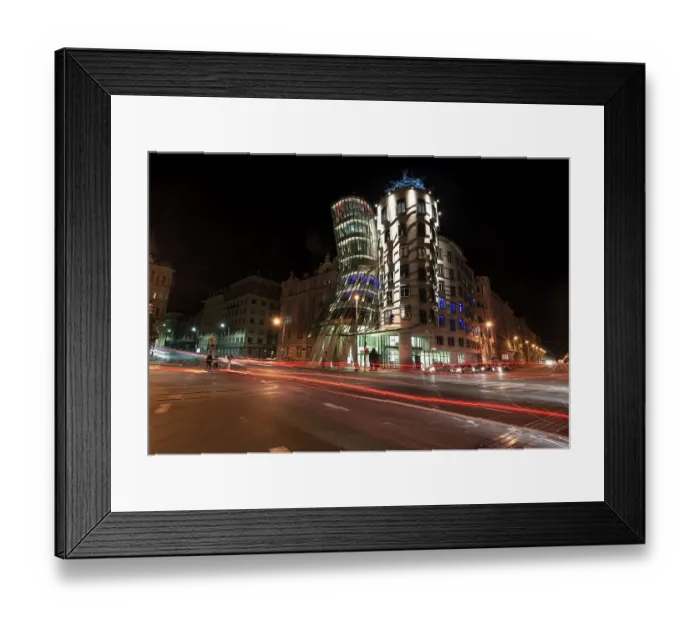 Framed Print : Dancing House, Ginger and Fred