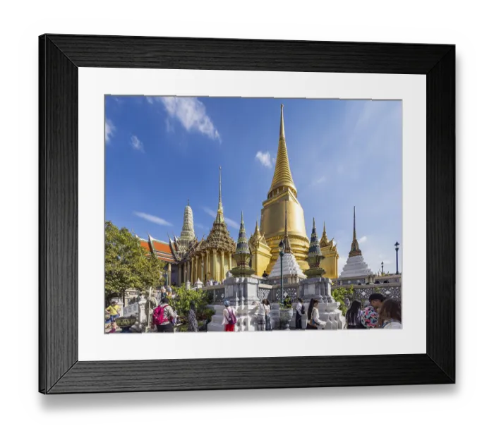 Framed Print : Wat Phra Kaeo, Temple of the Emerald Buddha