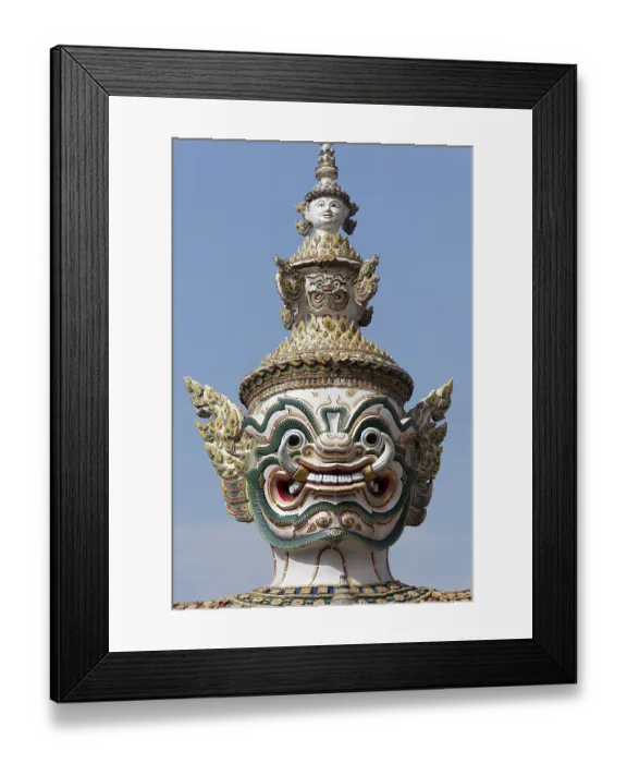Framed Print : Yaksha Indrajit, giant guardian figure Framed Print : Yaksha Indrajit, giant guardian figure