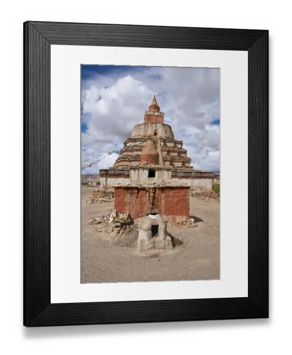 Framed Print : Large stupa in the kingdom of Guge Framed Print : Large stupa in the kingdom of Guge