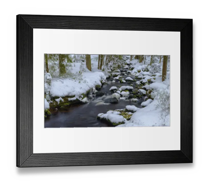 Framed Print : Winter landscape at Hammerbach Framed Print : Winter landscape at Hammerbach