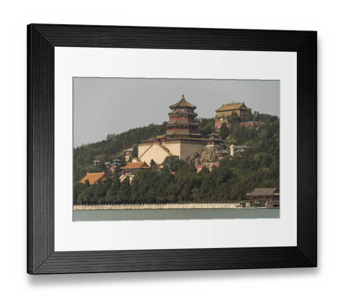 Framed Print : Longevity Hill and Tower of Buddhist Incense Framed Print : Longevity Hill and Tower of Buddhist Incense