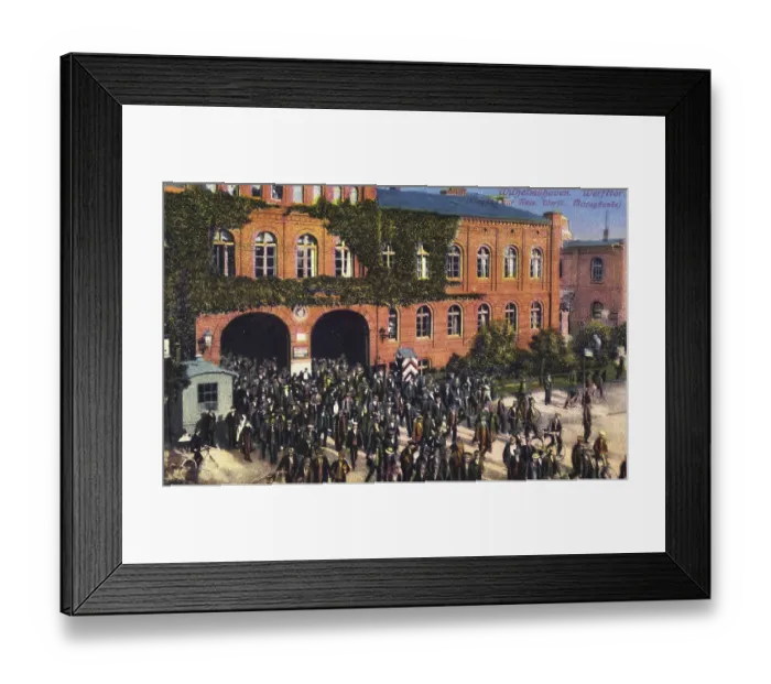 Framed Print : Historical postcard, picture postcard