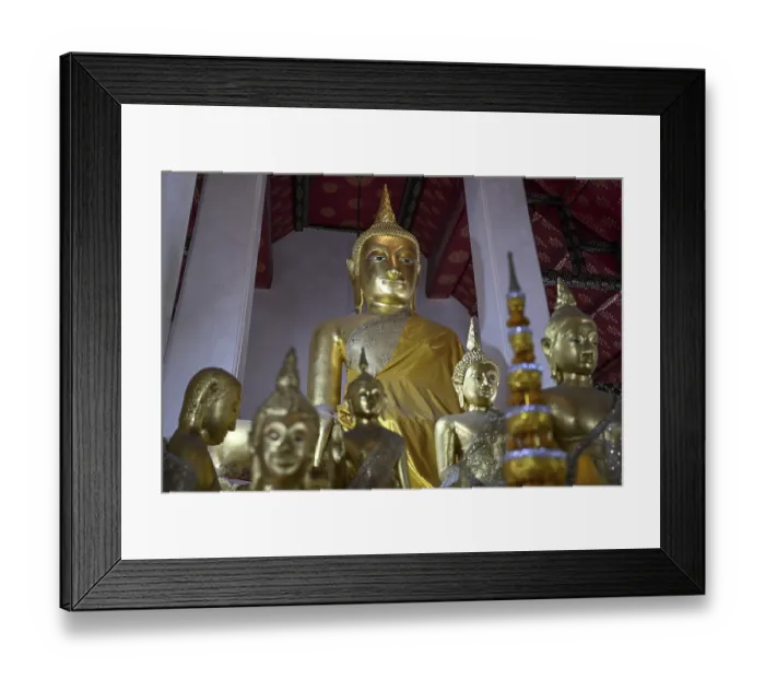 Framed Print : Buddha statues in Wat Arun, Temple of Dawn