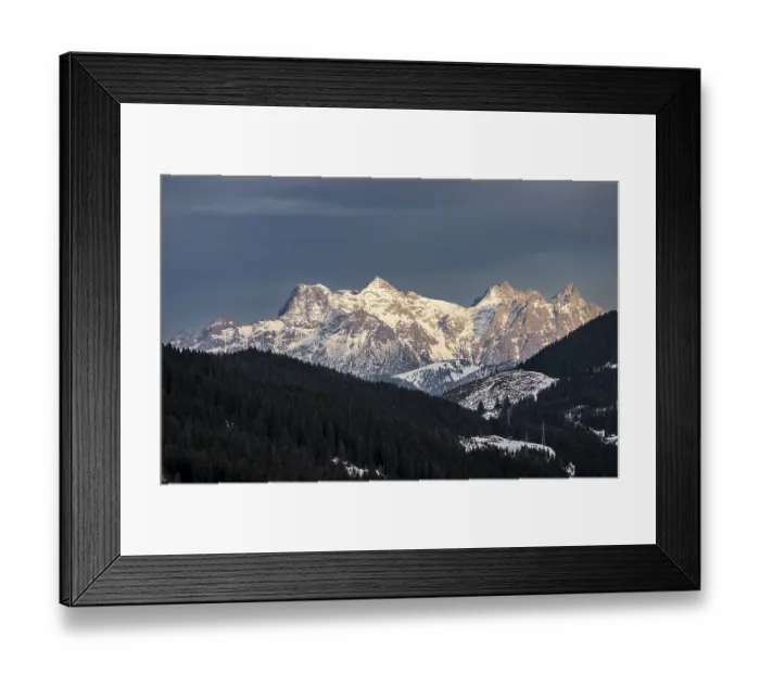 Framed Print : Loferer Steinberge, Alpine panorama