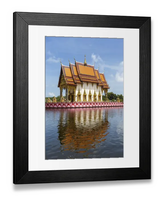 Framed Print : Wat Plai Laem Temple on Ko Samui Island