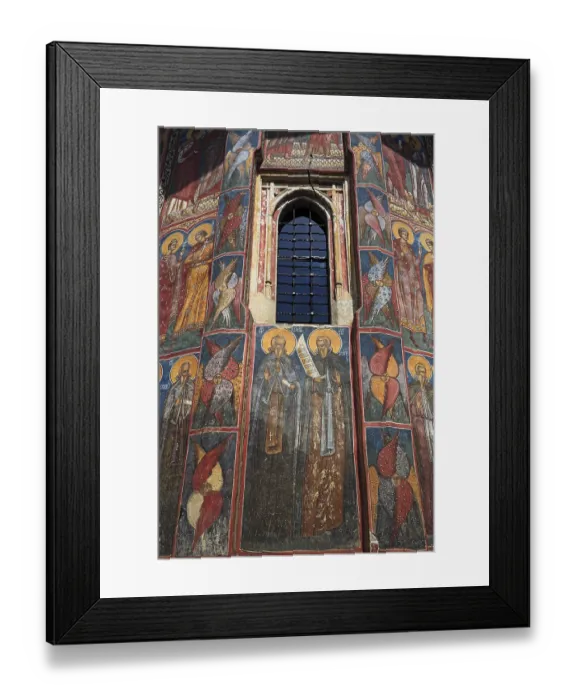 Framed Print : Vatra Moldovitei, Moldovita Monastery