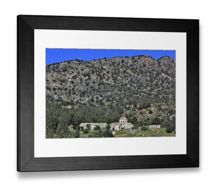Framed Print : The small Buffavento, below the large castle