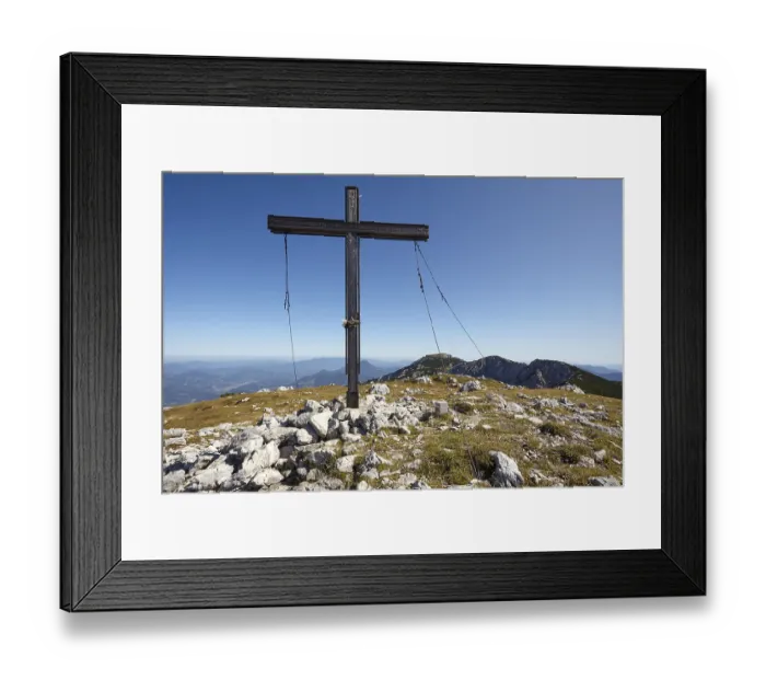 Framed Print : Summit cross, Feistritzer Spitz