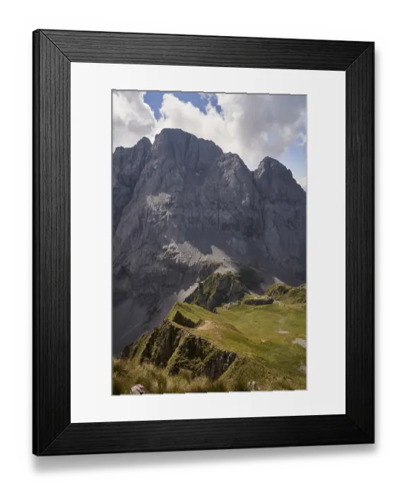 Framed Print : At the Rauchkofel, Hohe Warte, Carnic Alps