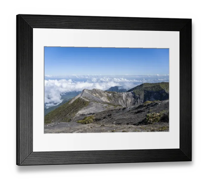 Framed Print : Irazu Volcano, Irazu Volcano National Park