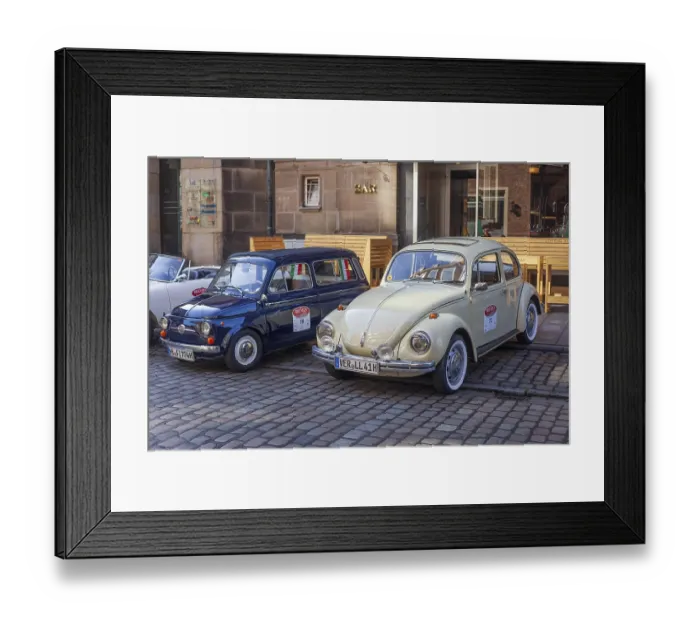 Framed Print : VW Beetle 1302 classic car at a classic car meeting