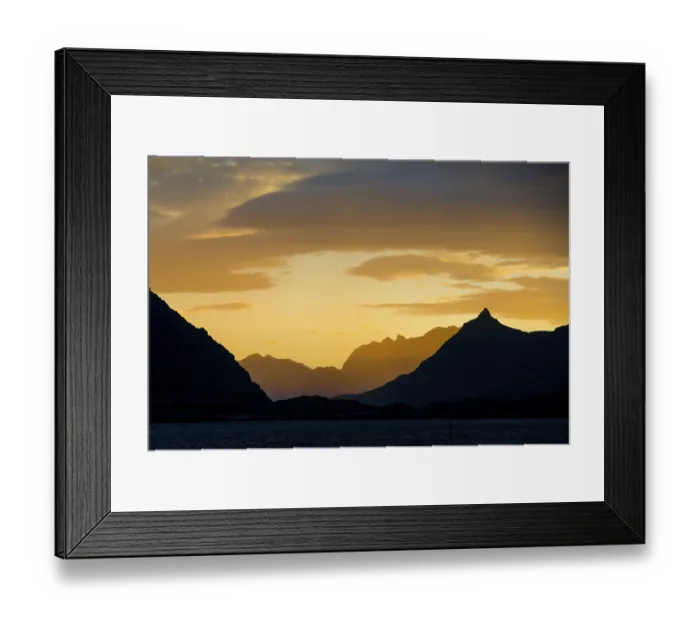 Framed Print : Morning sky in Svolvaer Vagan, Nordland