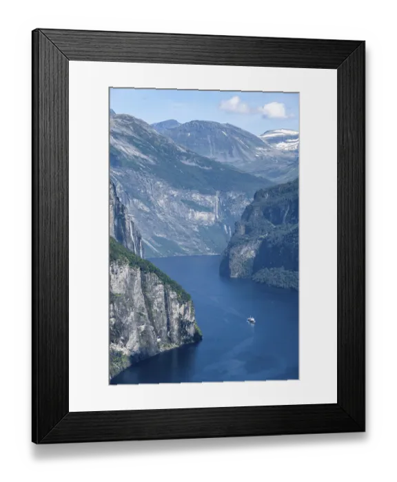 Framed Print : Geirangerfjord, near Geiranger