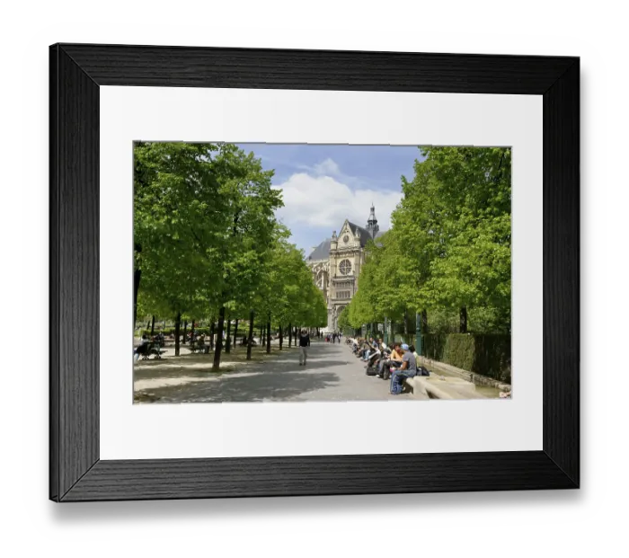 Framed Print : Eglise Saint-Eustache Church, 1