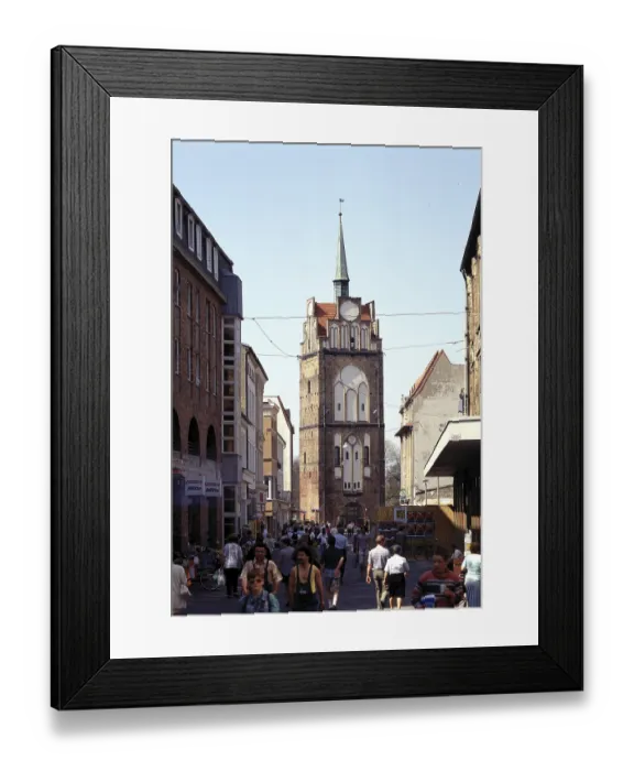 Framed Print : Rostock, Kroepeliner Tor