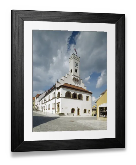Framed Print : Town hall in Nabburg Framed Print : Town hall in Nabburg