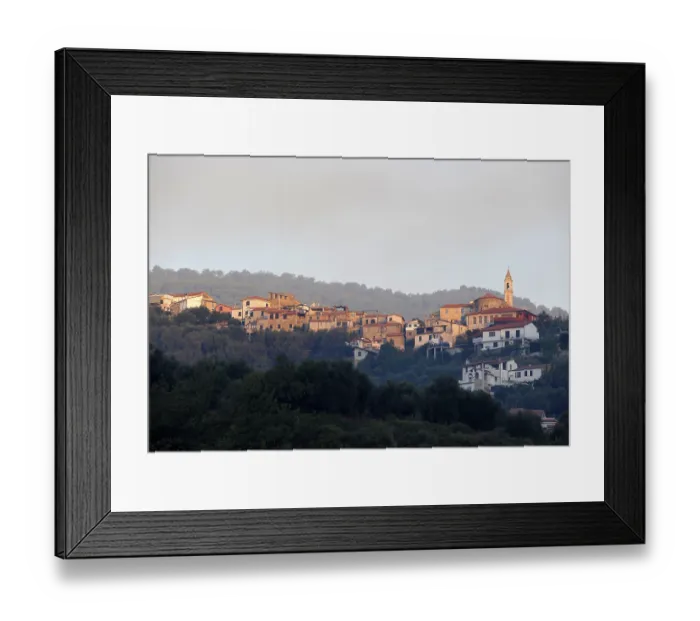 Framed Print : Castellazzo mountain village, district of Dolcedo Framed Print : Castellazzo mountain village, district of Dolcedo