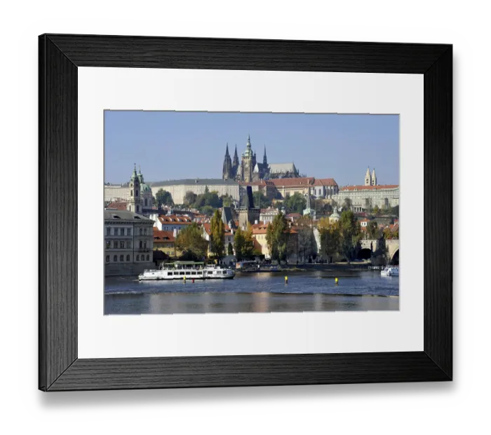 Framed Print : Gothic St. Vitus Cathedral, Prague Castle Framed Print : Gothic St. Vitus Cathedral, Prague Castle