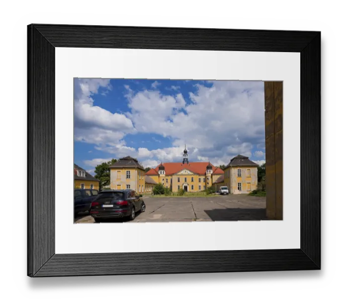 Framed Print : Hohenpriessnitz Castle