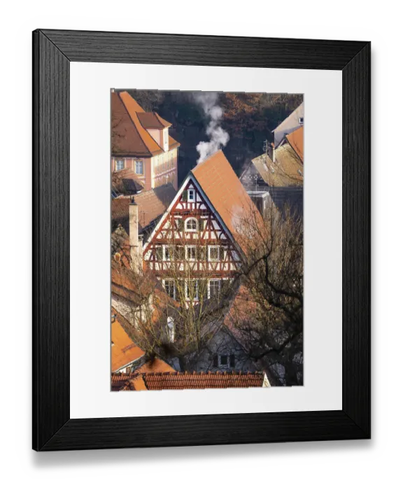 Framed Print : Half-timbered house, Calw, Germany, Europe Framed Print : Half-timbered house, Calw, Germany, Europe