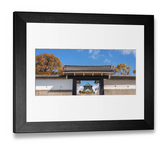 Framed Print : Sakura-mon Gate, Osaka Castle, Osaka Castle Park Framed Print : Sakura-mon Gate, Osaka Castle, Osaka Castle Park