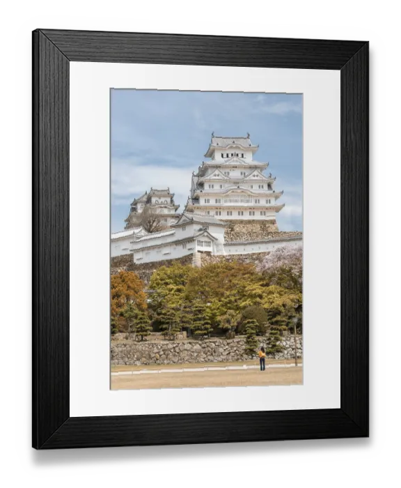 Framed Print : Himeji Castle, Himeji-jO, ShirasagijO or White Heron Castle