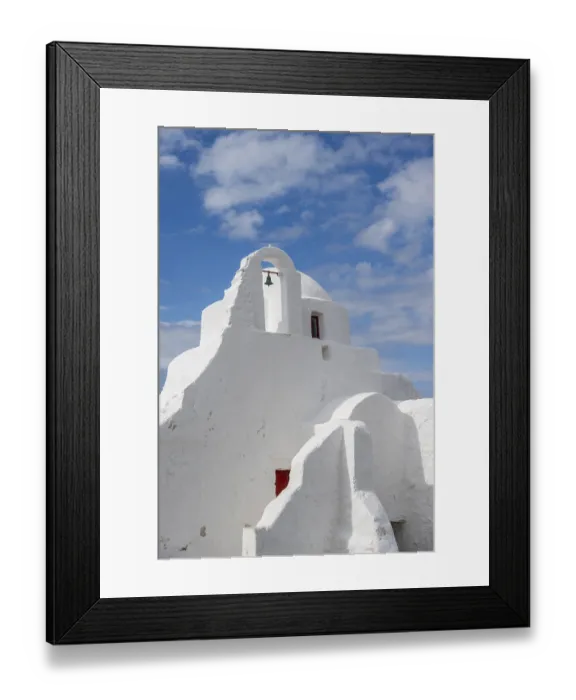 Framed Print : Panagia-Paraportiani Church, Mykonos City Framed Print : Panagia-Paraportiani Church, Mykonos City