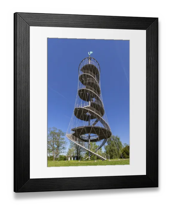 Framed Print : Killesberg Tower Tower in Killesberg Park in Stuttgart