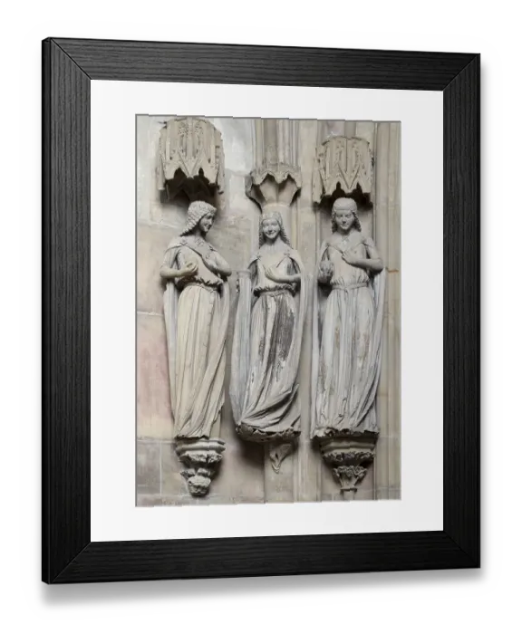 Framed Print : Magdeburg, Cathedral, Paradise Gate from 1240 / 1250 Framed Print : Magdeburg, Cathedral, Paradise Gate from 1240 / 1250