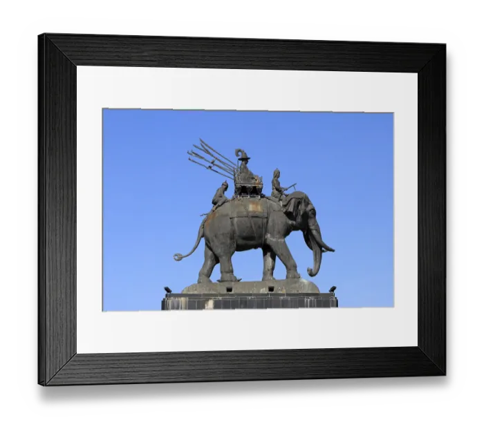 Framed Print : King Rama I. Monument in Buriram
